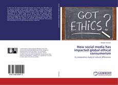 Buchcover von How social media has impacted global ethical consumerism
