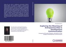 Exploring the Meaning of Entrepreneurship in Development Communication kitap kapağı