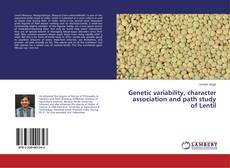 Capa do livro de Genetic variability, character association and path study of Lentil 