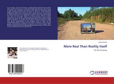Buchcover von More Real Than Reality Itself