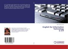 Copertina di English for Information Technology E 4 IT