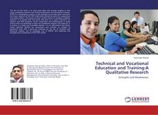 Capa do livro de Technical and Vocational Education and Training:A Qualitative Research 
