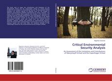 Capa do livro de Critical Environmental Security Analysis 