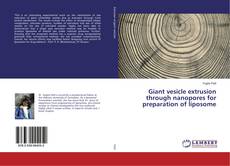 Bookcover of Giant vesicle extrusion through nanopores for preparation of liposome