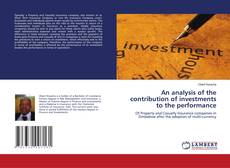 Portada del libro de An analysis of the contribution of investments to the performance