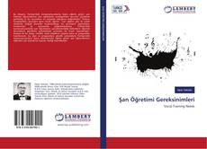 Bookcover of Şan Öğretimi Gereksinimleri