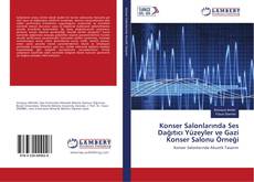 Buchcover von Konser Salonlarında Ses Dağıtıcı Yüzeyler ve Gazi Konser Salonu Örneği