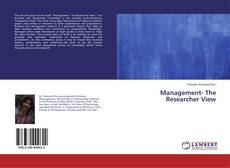 Copertina di Management- The Researcher View