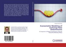 Buchcover von Econometric Modeling of Exchange Rate Determinants