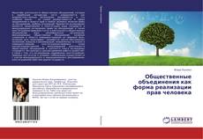 Copertina di Общественные объединения как форма реализации прав человека