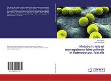 Copertina di Metabolic role of menaquinone biosynthesis in Enterococcus faecalis