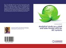 Copertina di Analytical study on a shell and tube finned LHTS for A/C systems