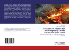 Copertina di Motivational Factors for Non-degree graduate Entrepreneurs in Kitwe