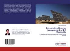 Capa do livro de Decentralized Energy Management of DC Microgrids 