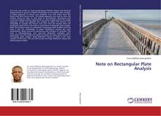 Capa do livro de Note on Rectangular Plate Analysis 