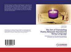 Capa do livro de The Art of Translating Poetry Between Standard & Slang Language 