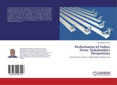 Portada del libro de Performance of Indian Firms: Stakeholders Perspectives