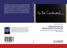 Capa do livro de Determinants of Relationship Continuity 