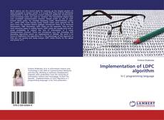 Capa do livro de Implementation of LDPC algorithm 