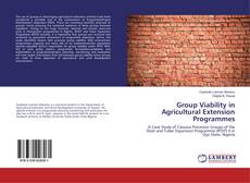 Capa do livro de Group Viability in Agricultural Extension Programmes 