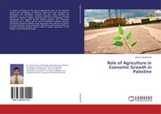 Bookcover of Role of Agriculture in Economic Growth in Palestine