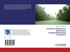 Bookcover of Existence Results for Semilinear Integrodifferential Inclusions