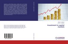 Buchcover von Investment in capital markets