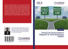 Capa do livro de Türkiye’de Üniversitelerin Bölgesel ve Yerel Gelişmeye Etkileri 