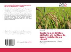 Portada del libro de Bacterias endófitas aisladas de cultivo de arroz resistentes a níquel
