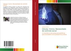 Portada del libro de Células- tronco. Necessidade de controle social