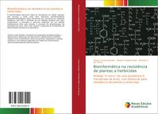 Capa do livro de Bioinformática na resistência de plantas a herbicidas 