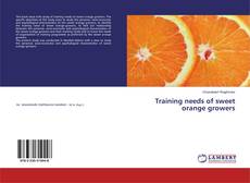 Buchcover von Training needs of sweet orange growers