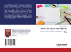 Copertina di Errors in News Translations