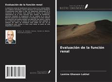 Buchcover von Evaluación de la función renal