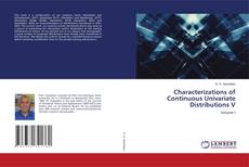 Buchcover von Characterizations of Continuous Univariate Distributions V