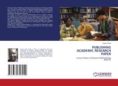 Buchcover von PUBLISHING ACADEMIC RESEARCH PAPER