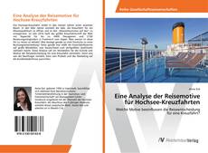 Copertina di Eine Analyse der Reisemotive für Hochsee-Kreuzfahrten