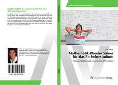 Copertina di Mathematik-Klausurtrainer für das Bachelorstudium