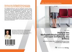 Copertina di Analyse des Maßgeblichkeitsprinzips vor und nach Einführung des BilMoG