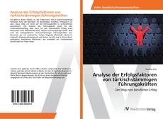 Copertina di Analyse der Erfolgsfaktoren von türkischstämmigen Führungskräften