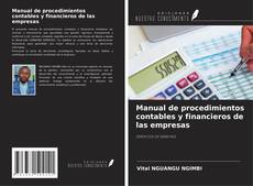Copertina di Manual de procedimientos contables y financieros de las empresas