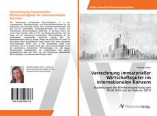 Copertina di Verrechnung immaterieller Wirtschaftsgüter im internationalen Konzern