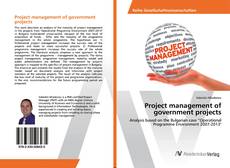 Copertina di Project management of government projects