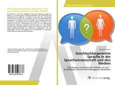 Portada del libro de Geschlechtergerechte Sprache in der Sprachwissenschaft und den Medien