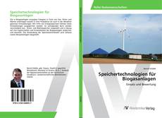 Copertina di Speichertechnologien für Biogasanlagen