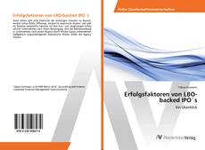 Capa do livro de Erfolgsfaktoren von LBO-backed IPO´s 