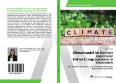 Copertina di Klimawandel im Kontext regionaler Entwicklungsprozesse in Österreich