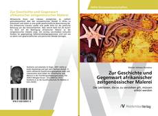 Portada del libro de Zur Geschichte und Gegenwart afrikanischer zeitgenössischer Malerei