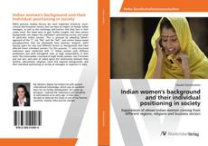 Portada del libro de Indian women's background and their individual positioning in society