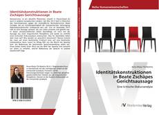 Copertina di Identitätskonstruktionen in Beate Zschäpes Gerichtsaussage